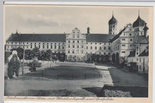 (61909) AK Wettenhausen, Erziehungsanstalt m. Wendelinskapelle vor 1945