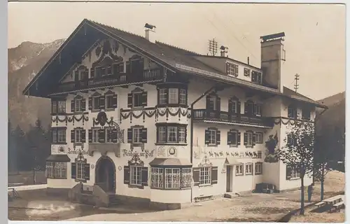 (61763) Foto AK Neuhaus (Schliersee), Terofal 's Gasthof zur Post 1917