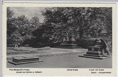 (61734) AK Essen, Krupp-Friedhof, 1940
