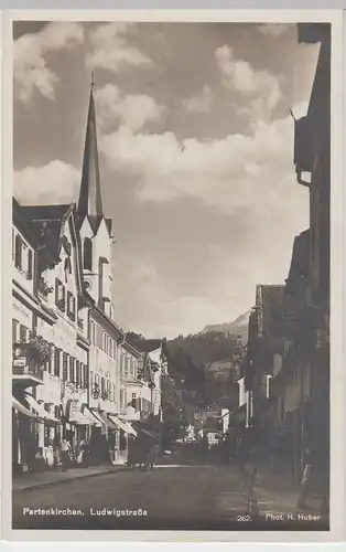 (61556) Foto AK Partenkirchen, Ludwigsstraße 1936