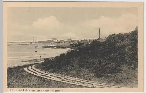 (61555) AK Ostseebad Laboe, Blick von den Gründen, vor 1945