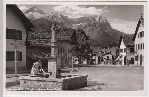 (61545) Foto AK Garmisch-Partenkirchen, Sonnenbergstraße 1939