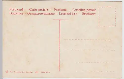 (61433) AK Hamburg, Partie am Stadtgraben, Michaeliskirche, um 1905