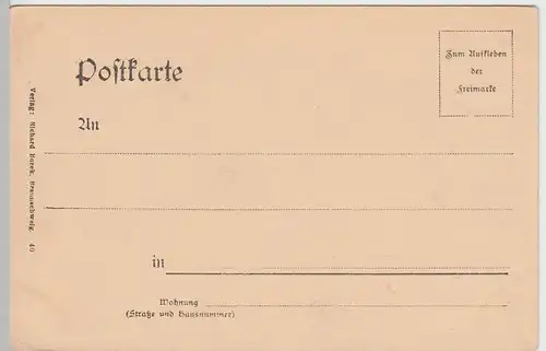 (61385) AK Nürnberg, Henkersteg, Weinstadel, Wasserturm, bis um 1905