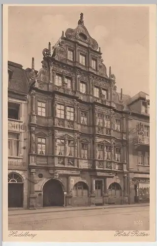 (61320) AK Heidelberg, Hotel Ritter, vor 1945