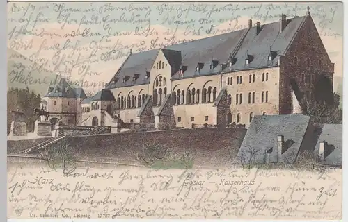 (61163) AK Goslar, Harz, Kaiserhaus 1907