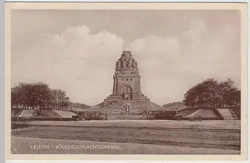 (61123) AK Leipzig, Völkerschlachtdenkmal, vor 1945