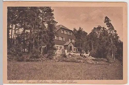 (61108) AK Sächs. Schweiz, Naturfreundehaus Zirkelstein Schöna, v. 1945