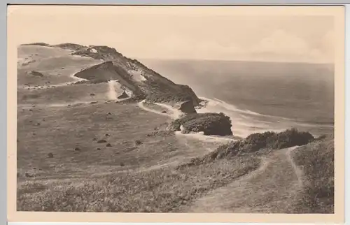 (61066) Foto AK Hiddensee, Küste 1954