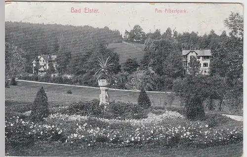 (61017) AK Bad Elster, Albertpark 1909