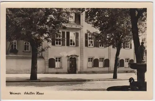 (61016) Foto AK Weimar, Schillerhaus 1955