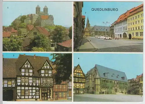 (60913) AK Quedlinburg, Mehrbildkarte 1973
