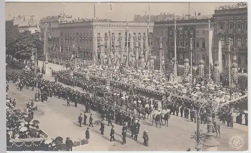 (60805) Foto AK Berlin, Unter den Linden, Einholung der Kronprinzessin 1905