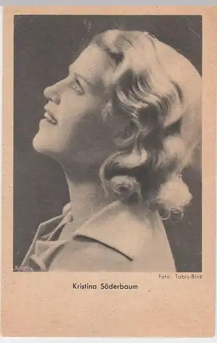 (60729) AK Schauspielerin Kristina Söderbaum, vor 1945