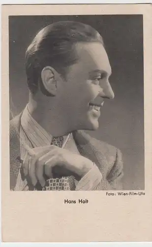 (60727) AK Schauspieler Hans Holt, vor 1945