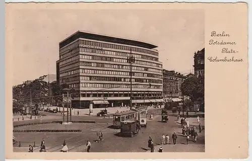 (55237) AK Berlin, Potsdamer Platz, Columbushaus 1920er