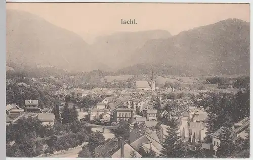 (55124) AK Ischl, Gesamtansicht 1910er