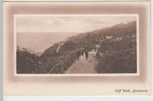 (55009) AK Bonchurch, Cliff walk 1911