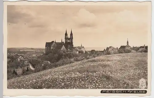 (60588) Foto AK Meissen a.d. Elbe, Blick zum Dom, 1939