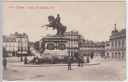(54983) AK Rouen, Statue de Napoléon Ier 1910er