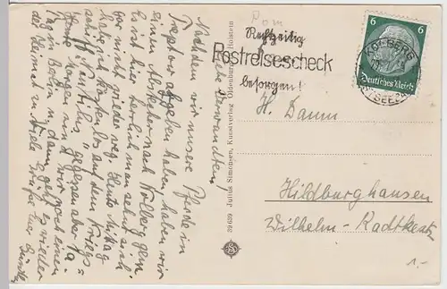 (60573) AK Ostseebad Kolberg, Kolobrzeg, Vor dem Gewitter, 1934