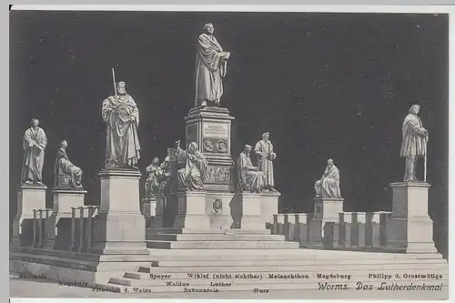 (54807) AK Worms, Lutherdenkmal 1910er