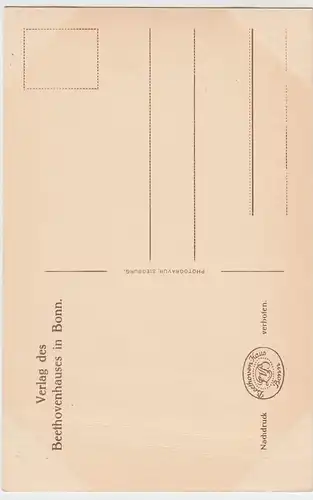 (54799) AK Bonn, Modell Wiener Beethoven-Denkmal im Museum 1910/20er