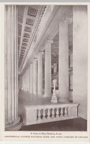 (60553) AK Chicago, National Bank, Main banking room, 1933