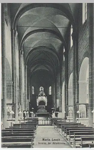 (54333) AK Glees, Maria Laach, Inneres der Abteikirche um 1910