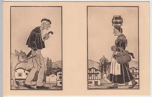 (60381) Künstler AK Jaques Le Tanneur: Jour de Marché, vor 1945