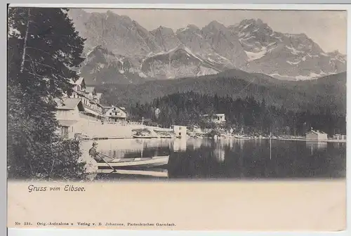 (60285) AK Gruss vom Eibsee, vor 1905
