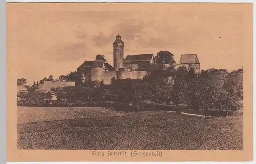 (60250) AK Sanspareil, Burg Zwernitz, 1921