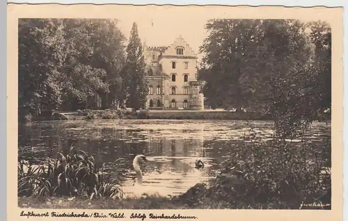 (60079) Foto AK Friedrichroda, Schloss Reinhardsbrunn vor 1945