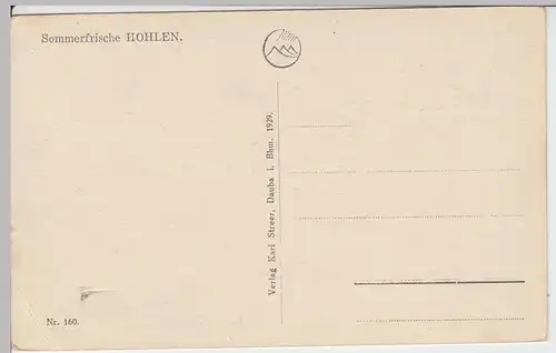 (60022) AK Hohlen (Holany), Panorama 1929