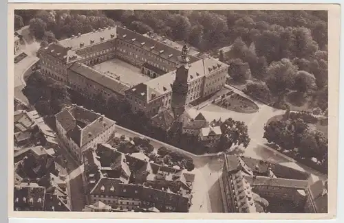 (59929) AK Weimar, Schloss, Luftbild 1934