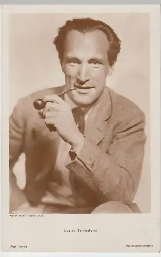 (59903) Foto AK Schauspieler Luis Trenker, Ross-Verlag 1940er