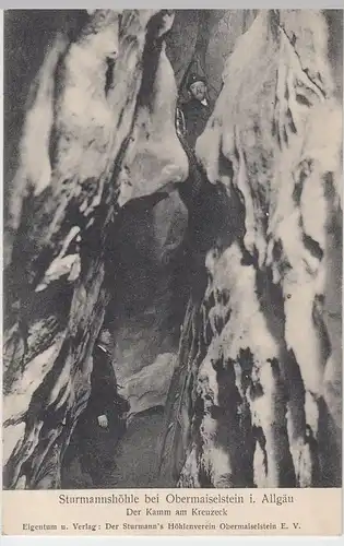 (59851) AK Sturmannshöhle b. Obermaiselstein, Kamm am Kreuzeck 1909