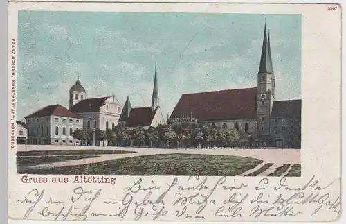 (59846) AK Gruss aus Altötting 1901