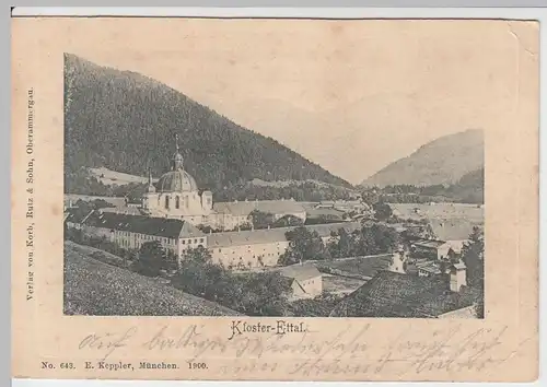 (59839) AK Kloster Ettal 1900