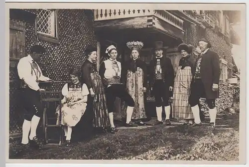 (59739) Foto AK Trachten, Volkstrachten aus Klein Walsertal, 1928