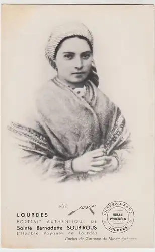 (59729) AK Gemälde Sainte Bernadette Soubirious, Lourdes