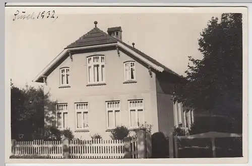 (59625) Foto AK Süsel, Wohnhaus 1932