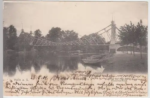 (59599) AK Halle a.d. Saale, Peissnitzbrücke, 1901