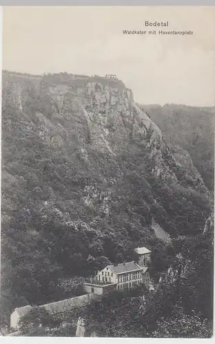 (59571) AK Bodetal, Waldkater m. Hexentanzplatz vor 1945