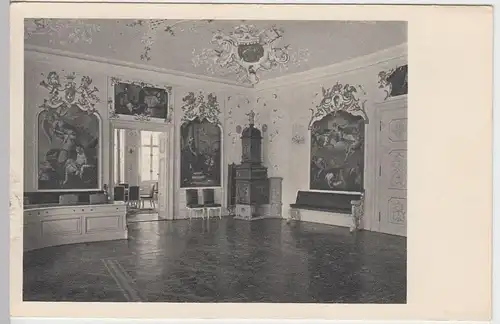 (59413) AK Schwäbisch Hall, Rathaus, Ratssaal 1942
