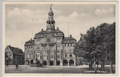 (59320) AK Lüneburg, Rathaus, 1930