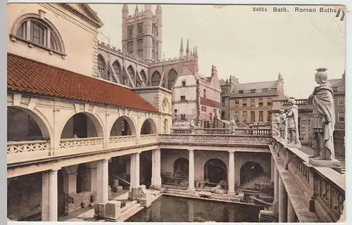 (59276) AK Bath, Roman Baths, 1928