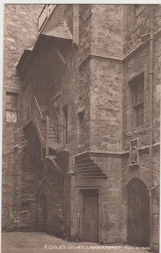 (59271) AK Edinburgh, Riddle's court, Lawnmarket, vor 1945
