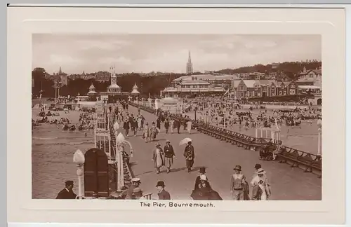 (59262) Foto AK Bournemouth, The Pier, vor 1945
