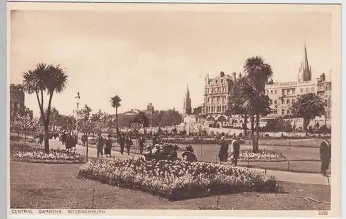 (59261) AK Bournemouth, Central Gardens, vor 1945